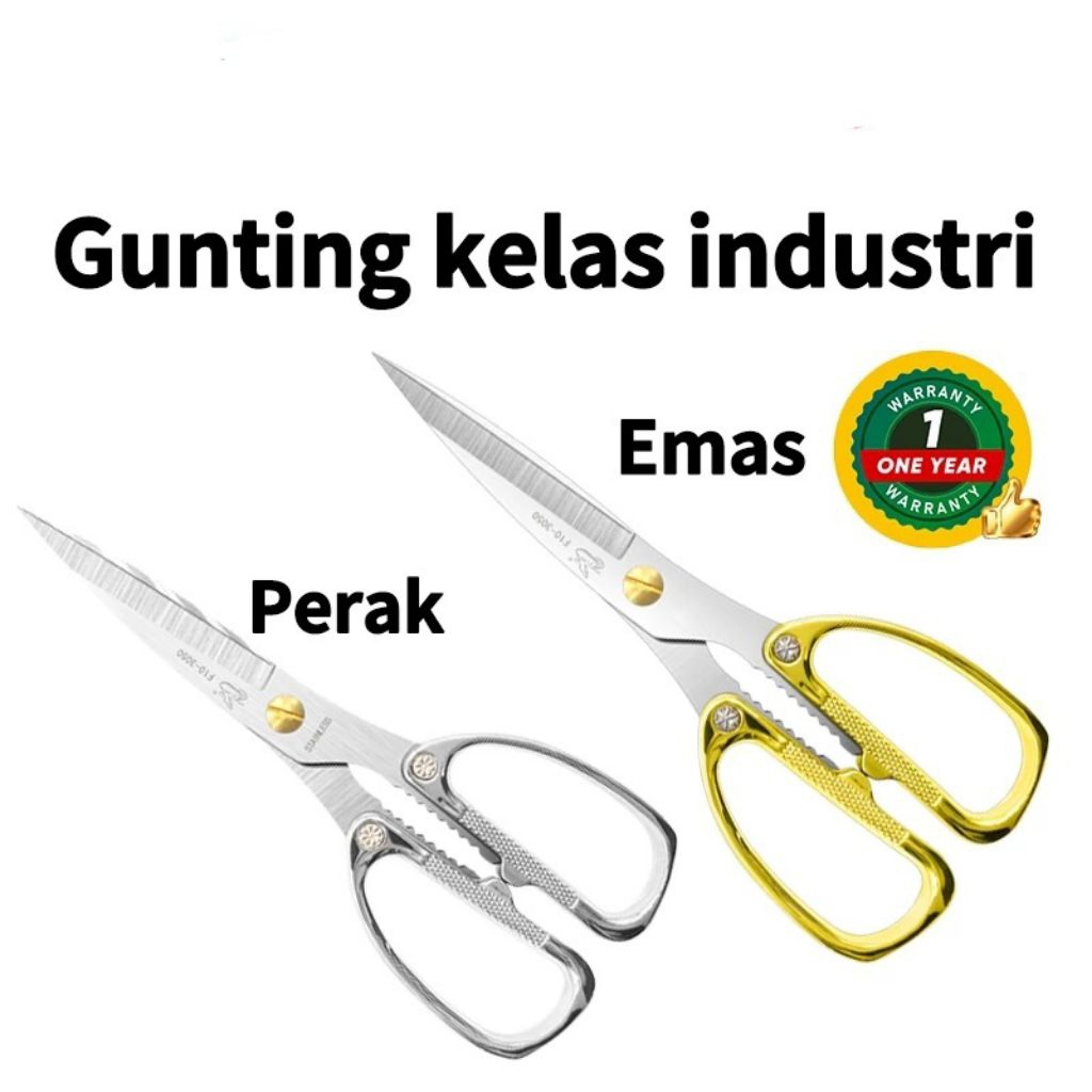 

Feibao Gunting Industri Stainless 8 Inch / Heavy Duty Scissor 200mm / Gunting Multifungsi / F10-3050