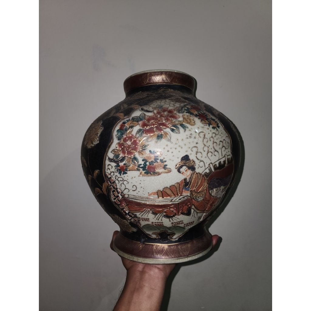 guci keramik kuno sangat unik langka jadull antik peninggalan