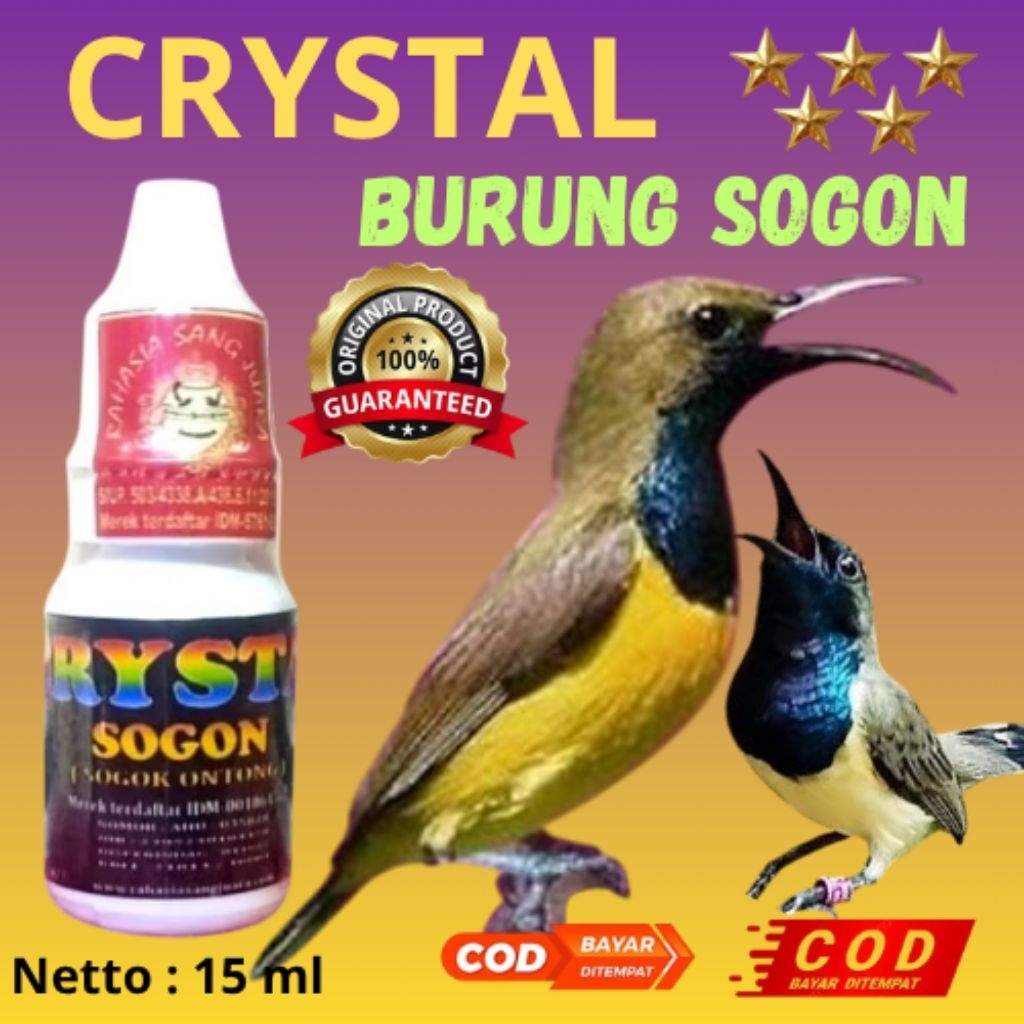 CRYSTAL VITAMIN UNTUK BURUNG SOGON