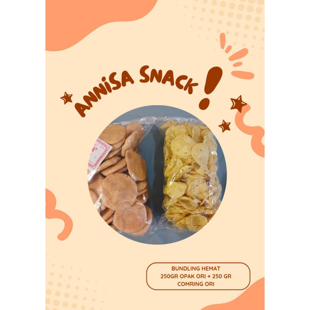 

BUNDLING HEMAT - 250gr OPAK KETAN ORIGINAL + 250gr COMRING ORI