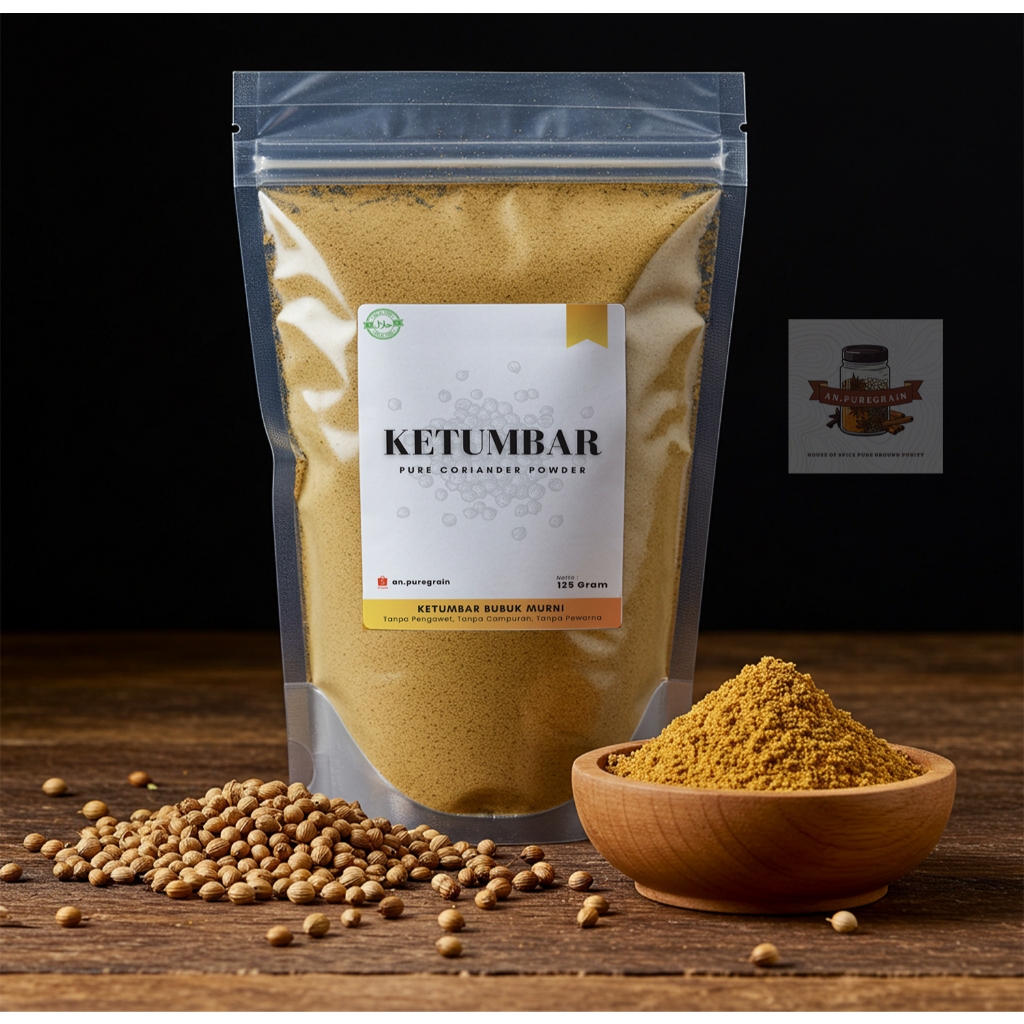 

Ketumbar Bubuk 100% - Serbuk Ketumbar | Ketumbar Giling Murni Bumbu Masak Rempah Tanpa Campuran Asli