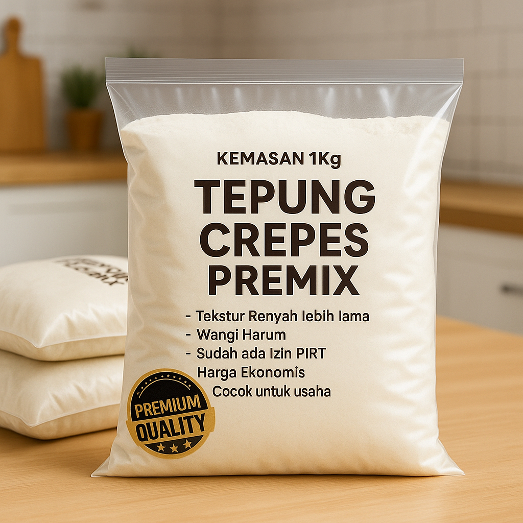 

Tepung Crepes Premix Instan Siap Pakai