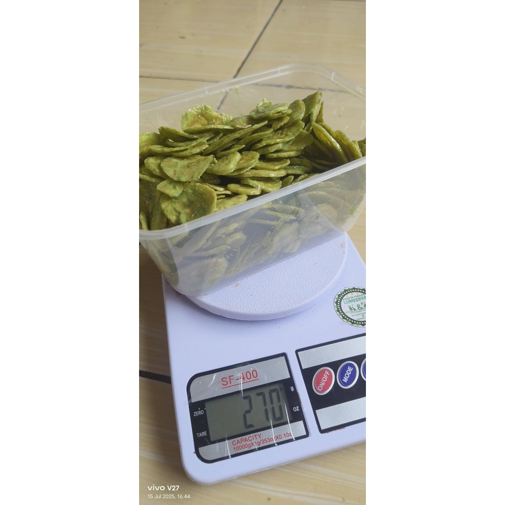 

KERIPIK PISANG RASA GREEN TEA 250g