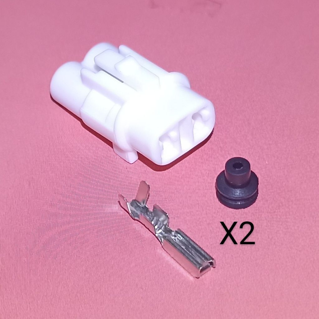 GROSIR 100 set - Soket 2 pin Female 6180-2321