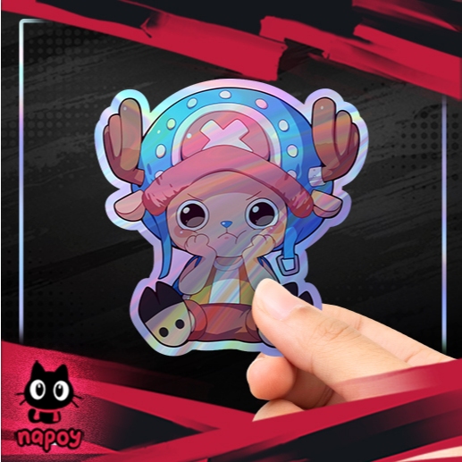 

Stiker Hologram Anime One Piece Chopper 4