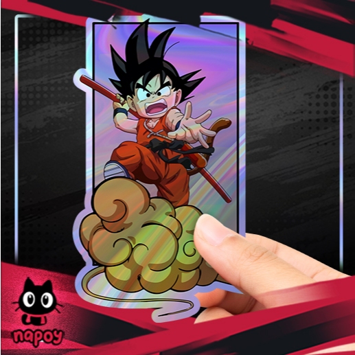 

Stiker Hologram Anime Dragon Ball Goku Awan Kinton