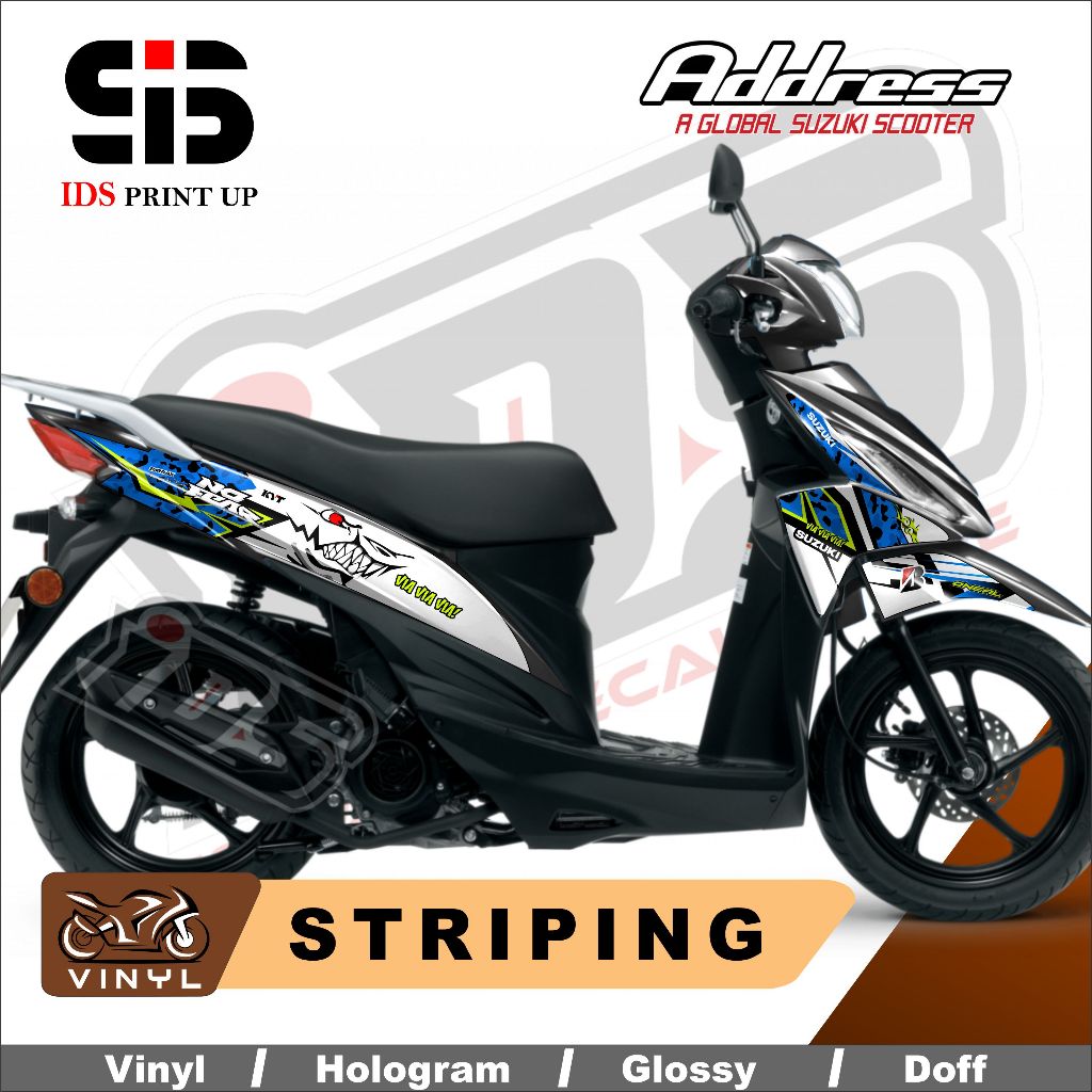 Stiker Suzuki Address Striping Suzuki Address Stiker Address Striping Address Shark
