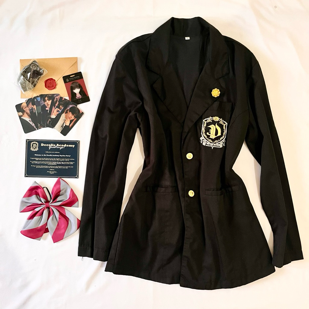 decelis academy uniform preloved