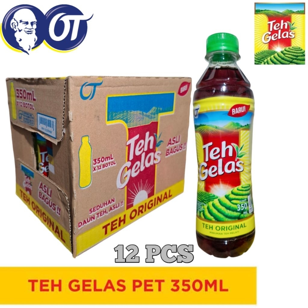 

[1Dus] Teh Gelas Botol 350ml x 12pcs