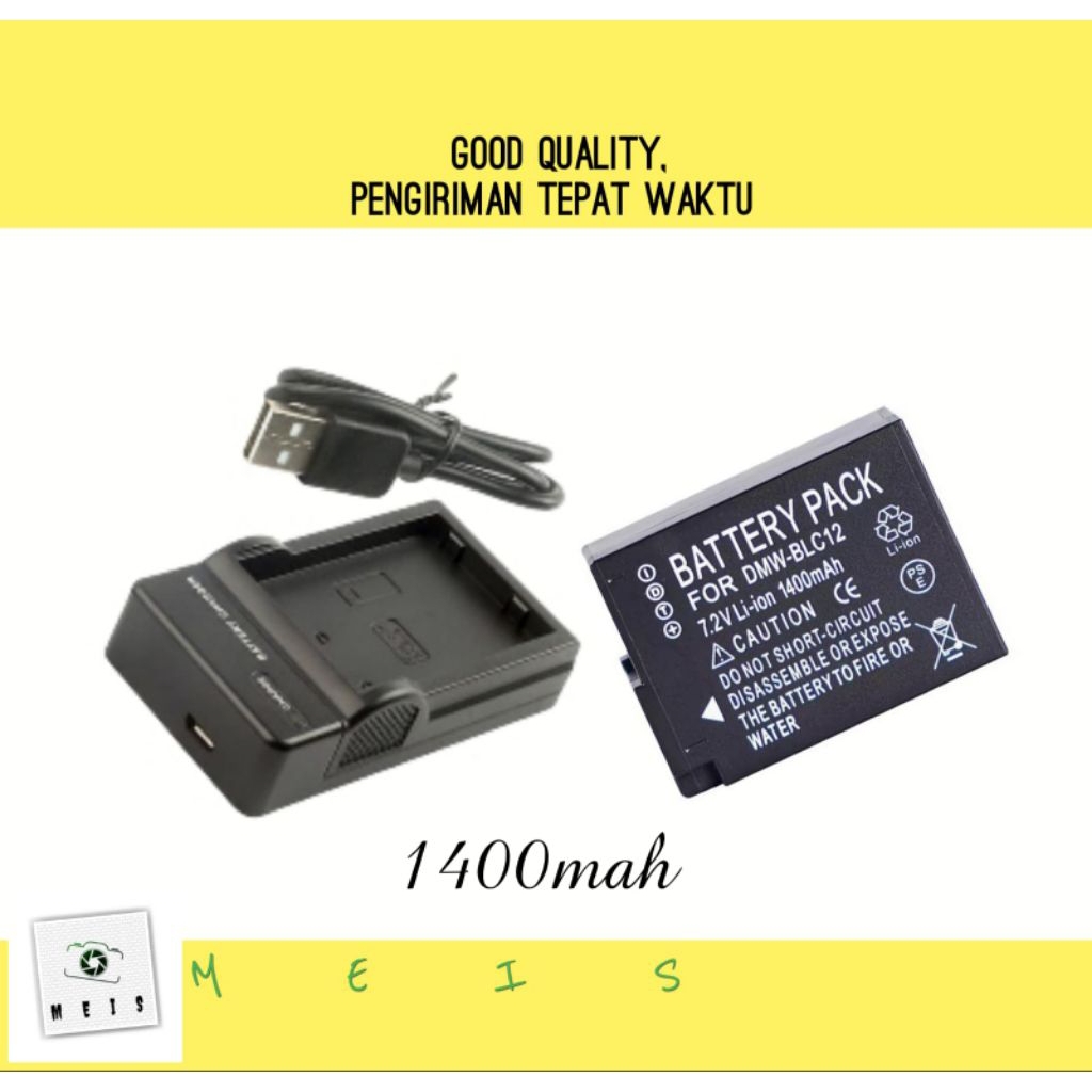 Charger & Baterai Lumix DMC FZH1 FZ200 FZ300 FZ330 FZ2000 FZ2500 FZ1000 FZ1000ii - Casan Batre