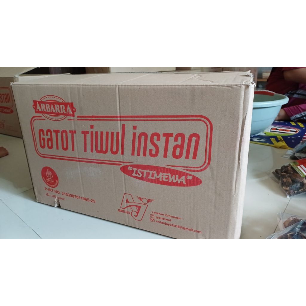 

GATOT TIWUL Paket Hemat 1 Karton isi 40 pcs
