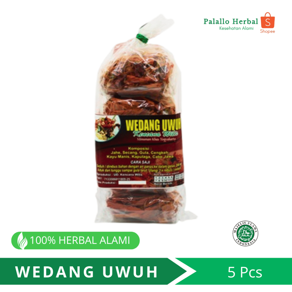 

Wedang Uwuh Alami isi 5 pcs Kencana Wilis Minuman Tradisional Penghangat Tubuh atasi Masuk Angin