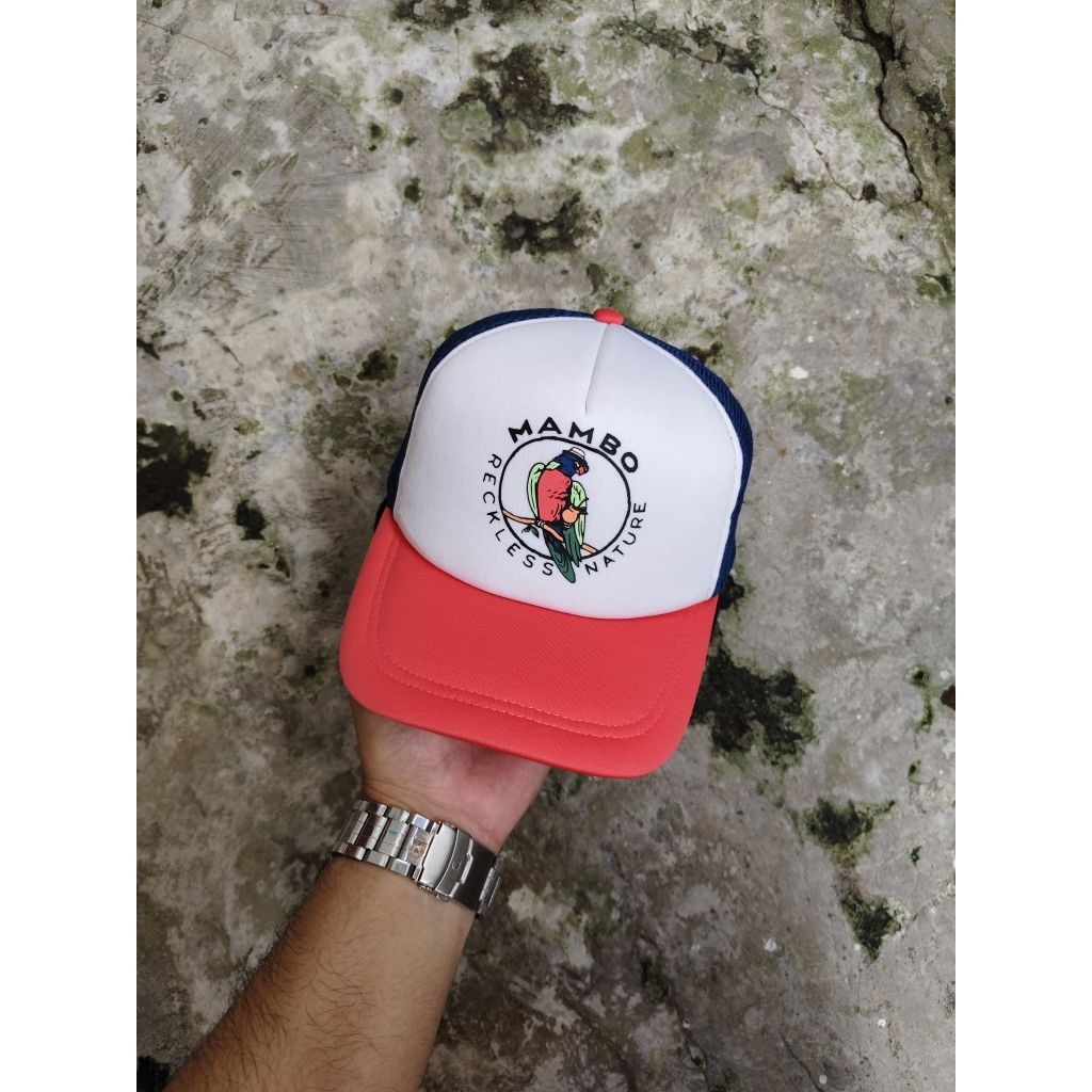 TRUCKER HAT VTG MAMBO RECKLESS NATURE