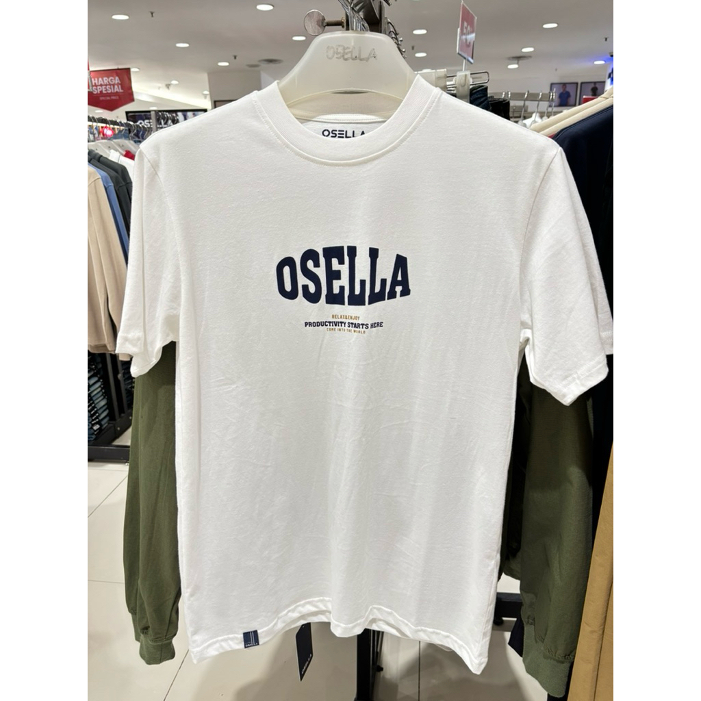 KAOS PRIA SLIMFIT MERK OSELLA