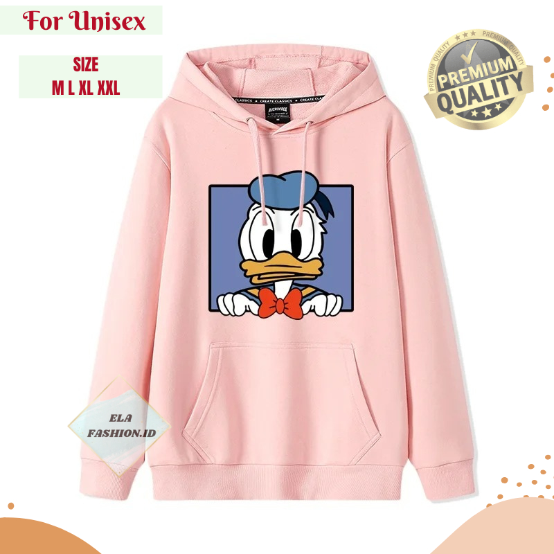 Jaket hoodie Lovers Disney Donald Duck Daisy Duck Hooded