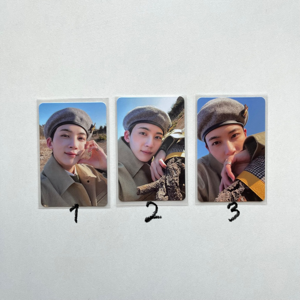seventeen face the sun photocard official jeonghan beret