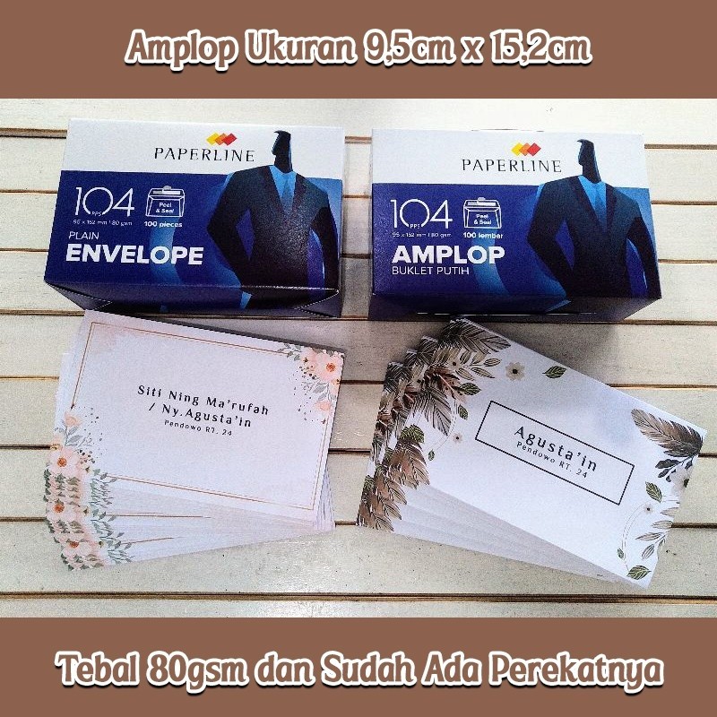 

Amplop Kondangan Custom Isi 50 PCS