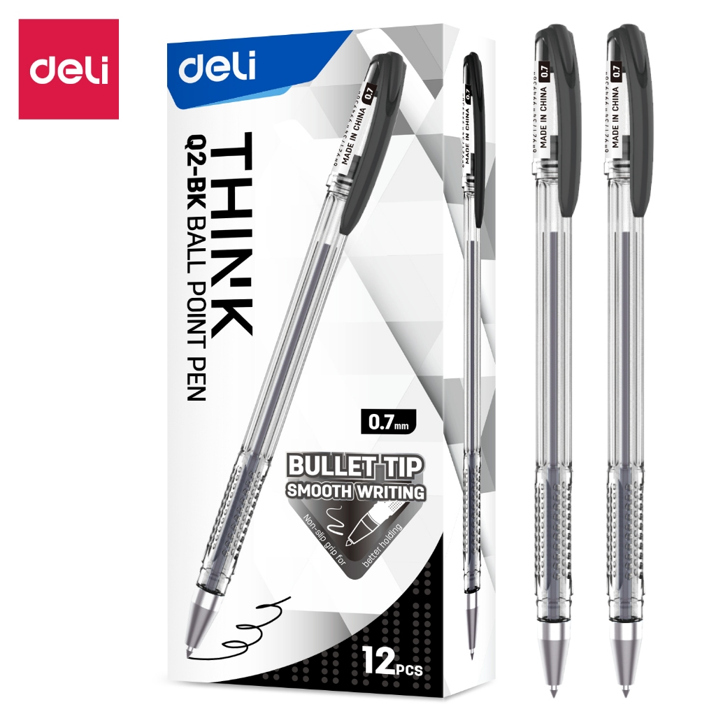 

Pulpen Bolpen Ballpoint Deli 0.7mm Q2
