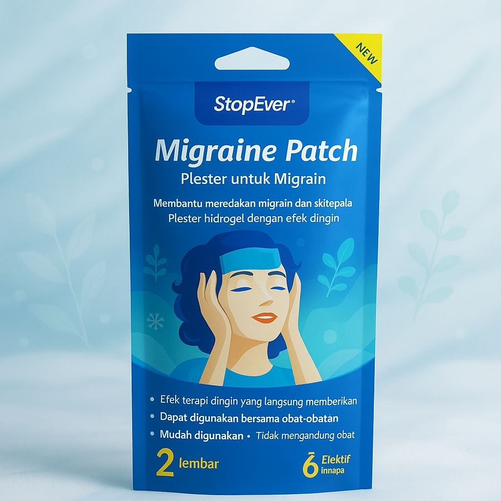 Migrain Patch Anti Migrain & Sakit Kepala Solusi Migrain saat Puasa
