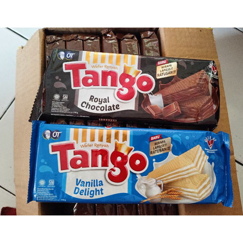 

Promo Tango Wafer Long coklat Vanila Snack Hajatan 11 gram Griya Snack