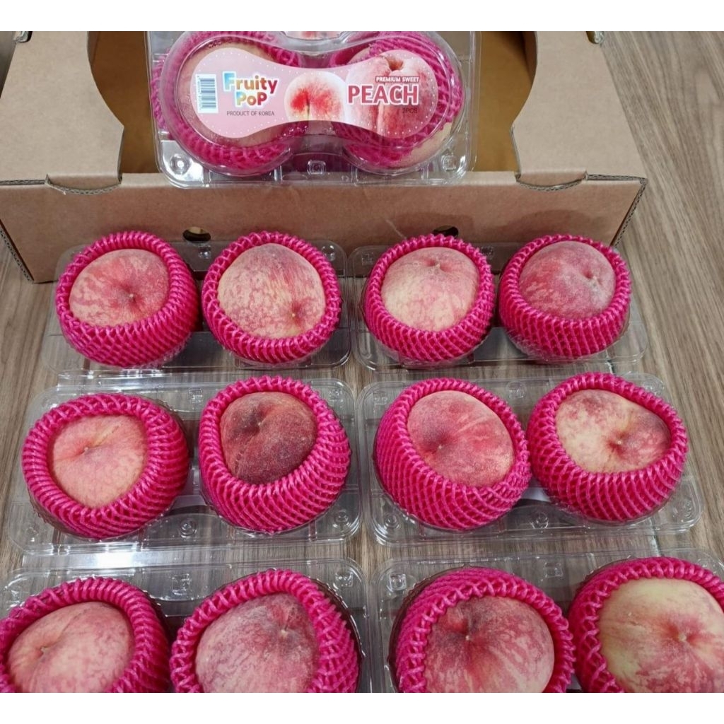 

Buah Peach White Korea 1 Box Isi 6 Pack