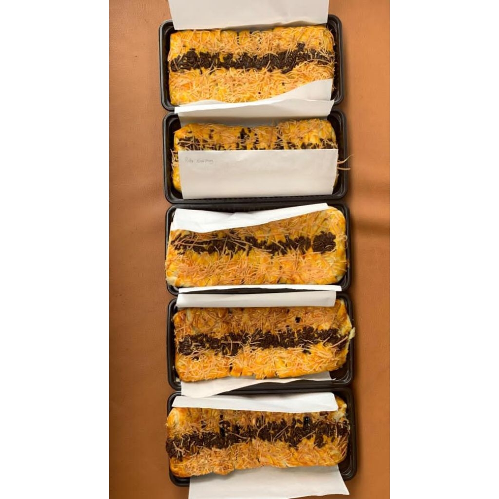 

Banana cokelat strudel+bubblewrap