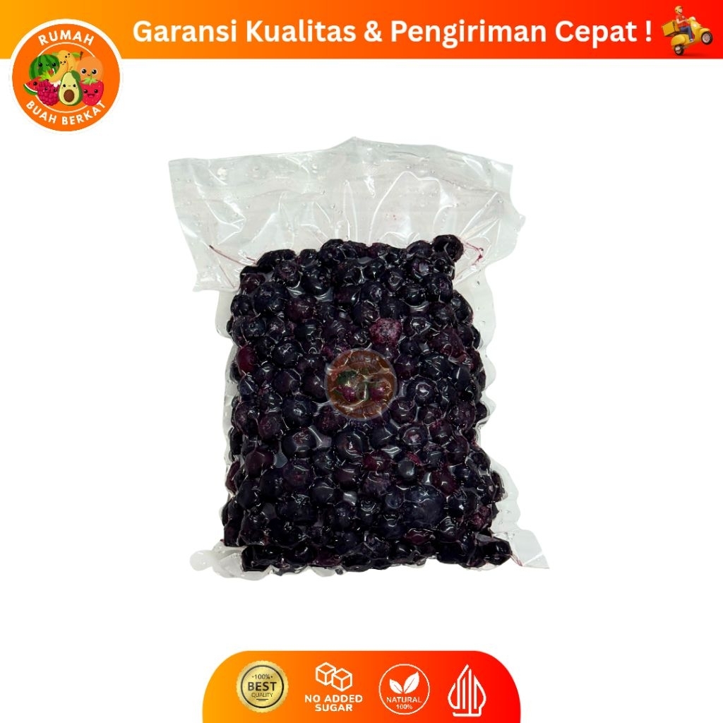 

Buah Blueberry Import Frozen / Blueberries Beku Premium Import / Bluberi Beku Kemasan 1 Kg