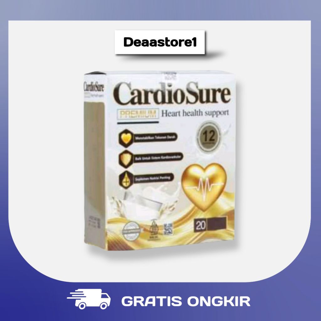 

Cardiosure Mlik Susu Obat Hipertensi Jantung Struk Kolesterol Asam Urat