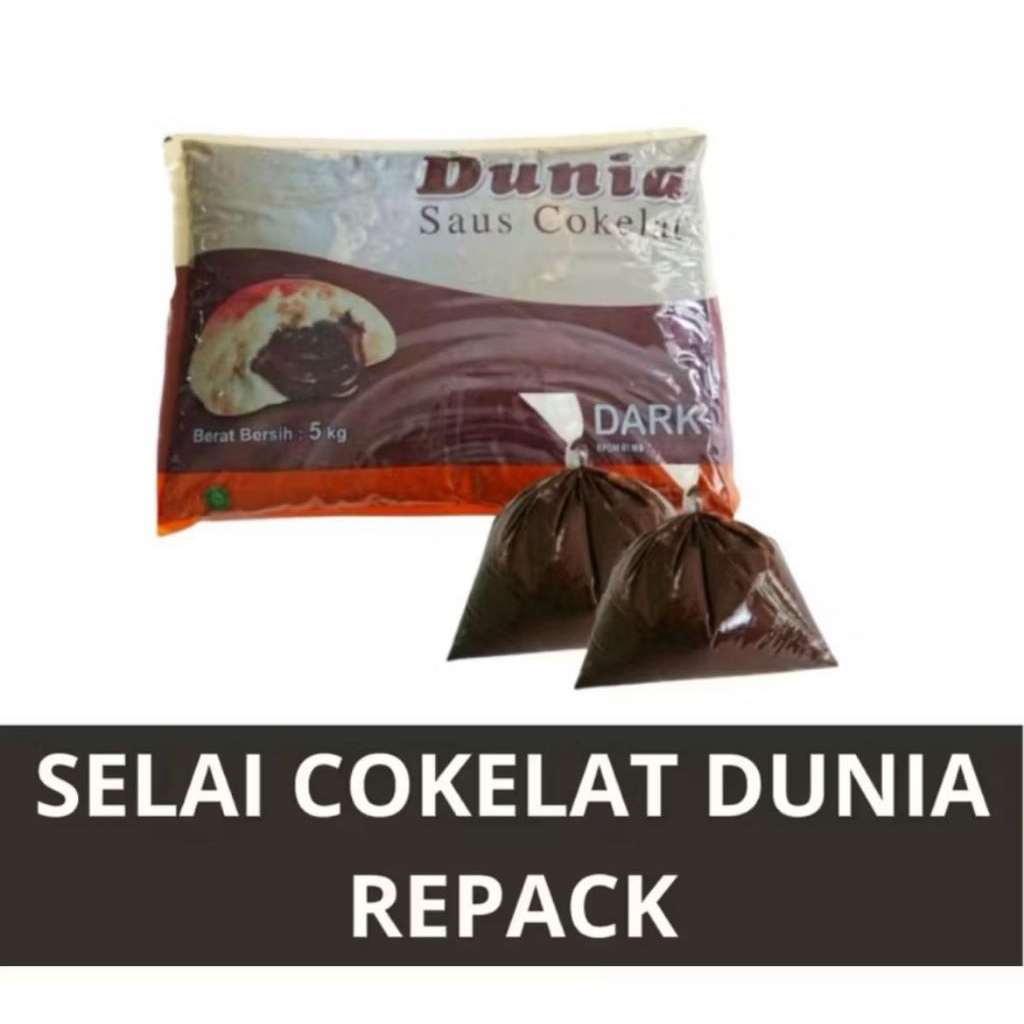 

DUNIA FILLING REPACK 500GR & 1 KG / SELAI COKLAT DUNIA REPACK 500GR & 1 KG