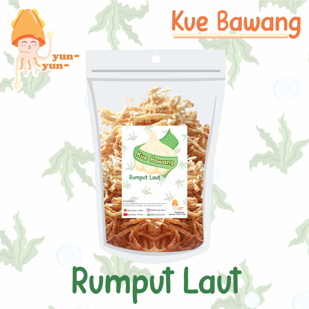 

Rasa Rumput Laut - Snack Kue Bawang Nyun-Nyun