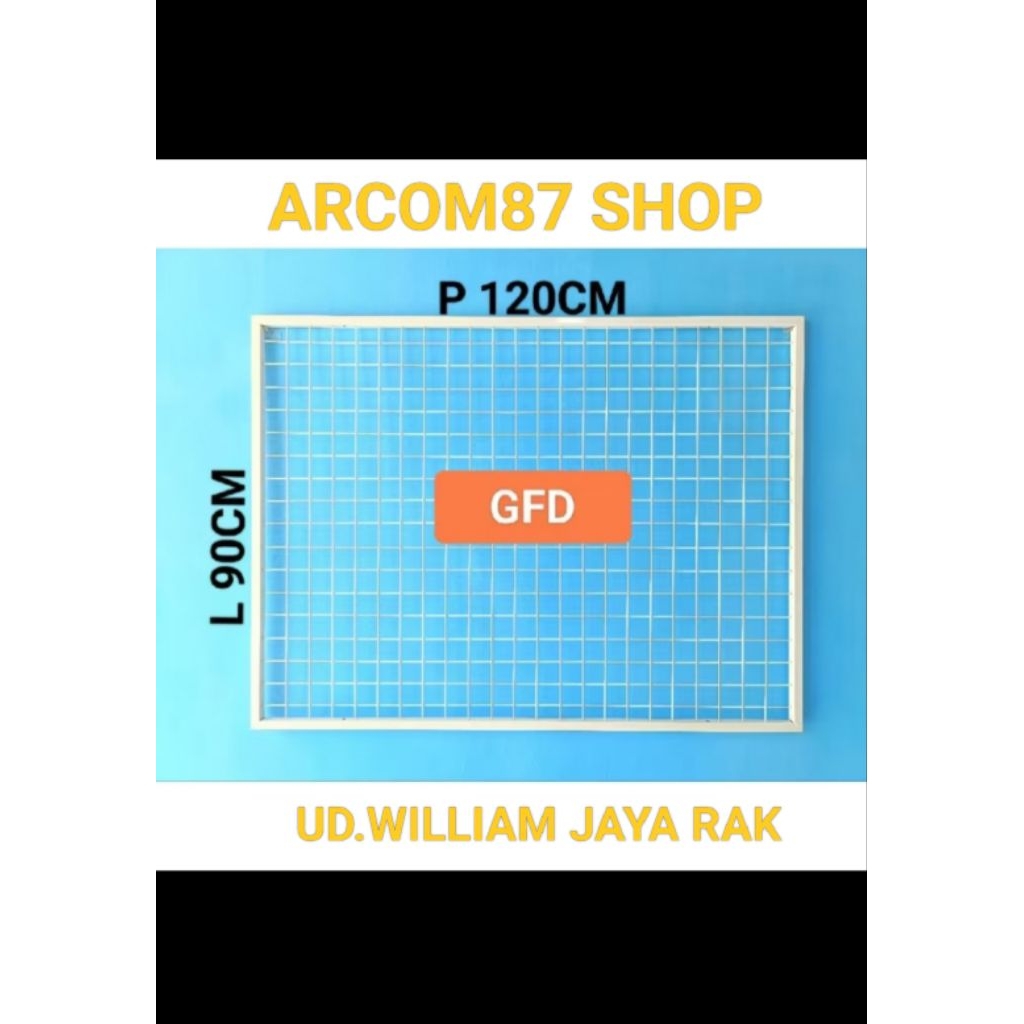 ram dinding ram aksesoris bingkai besi kuat