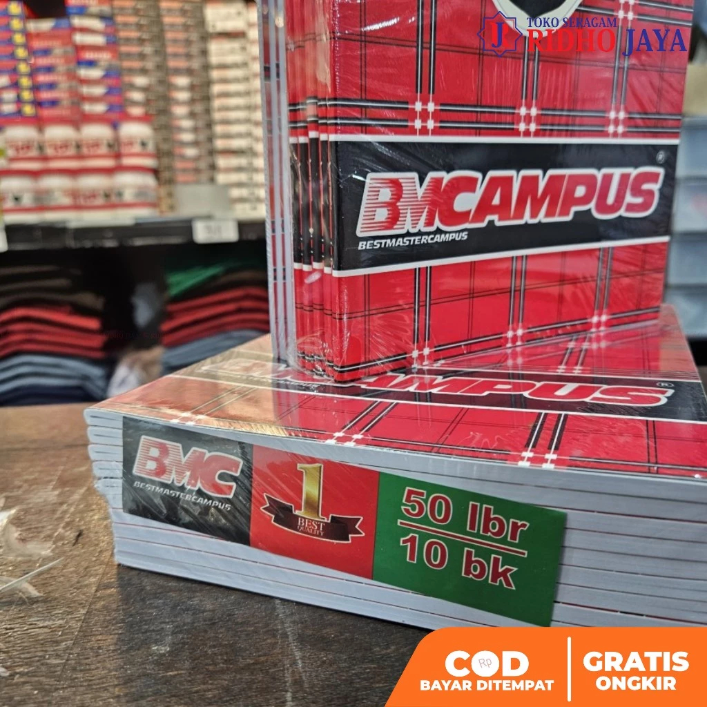 

[Whispers] A03 adensuraden Buku Tulis Campus Boxy Suma/BMC/BOS/ALFA 50 Lembar ORIGINAL