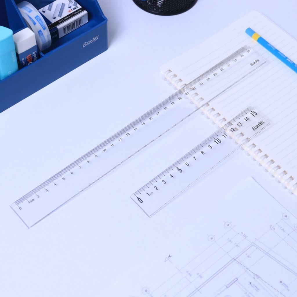 

Penggaris Bantex Material Ringan dan Kuat BE5001