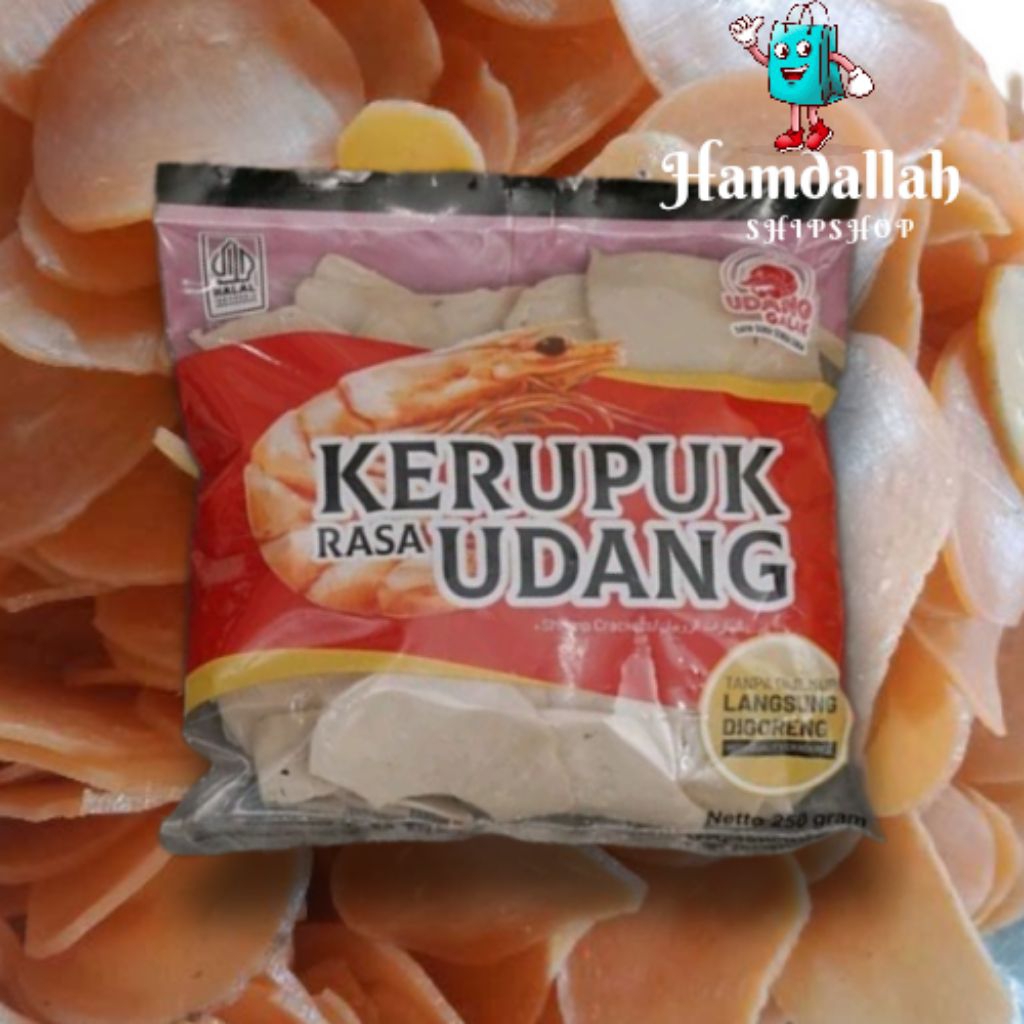 

kerupuk udang/1kg kerupuk udang galak mentah