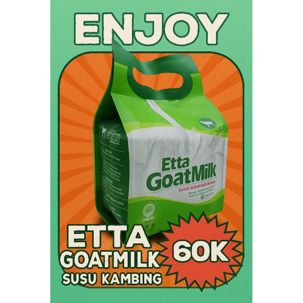 

Etta Goat Milk (Susu kambing)