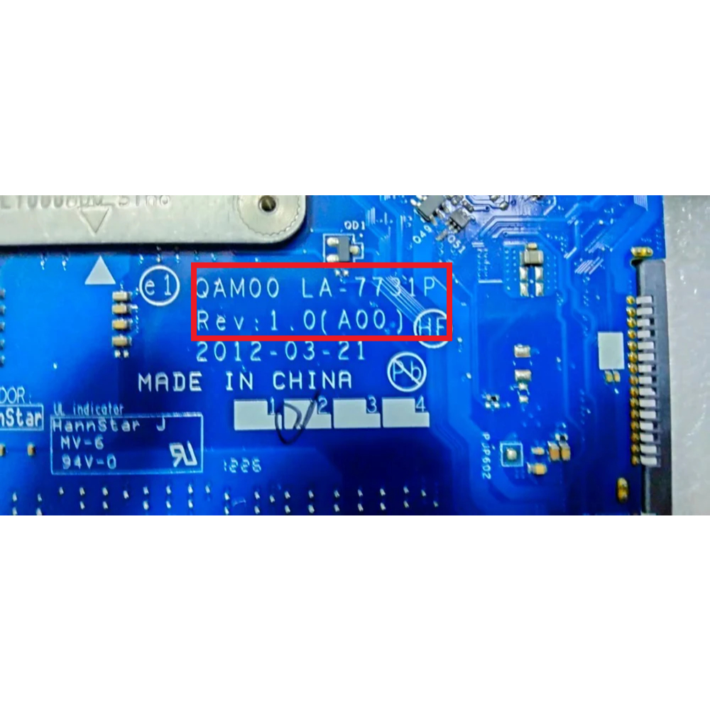 IC BIOS Dell Latitude E6230 QAM00 LA-7731P Rev 1.0