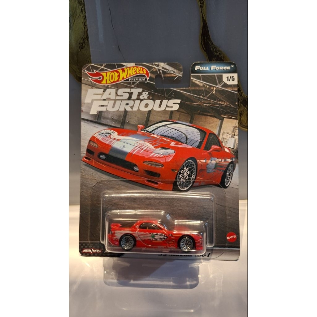 Hotwheels premium RX7 fast and furious