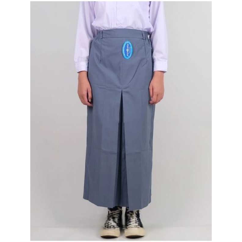 ROK SPAN SMK/SMA ABU ABU PAJANG ROK SEKOLAH SMA