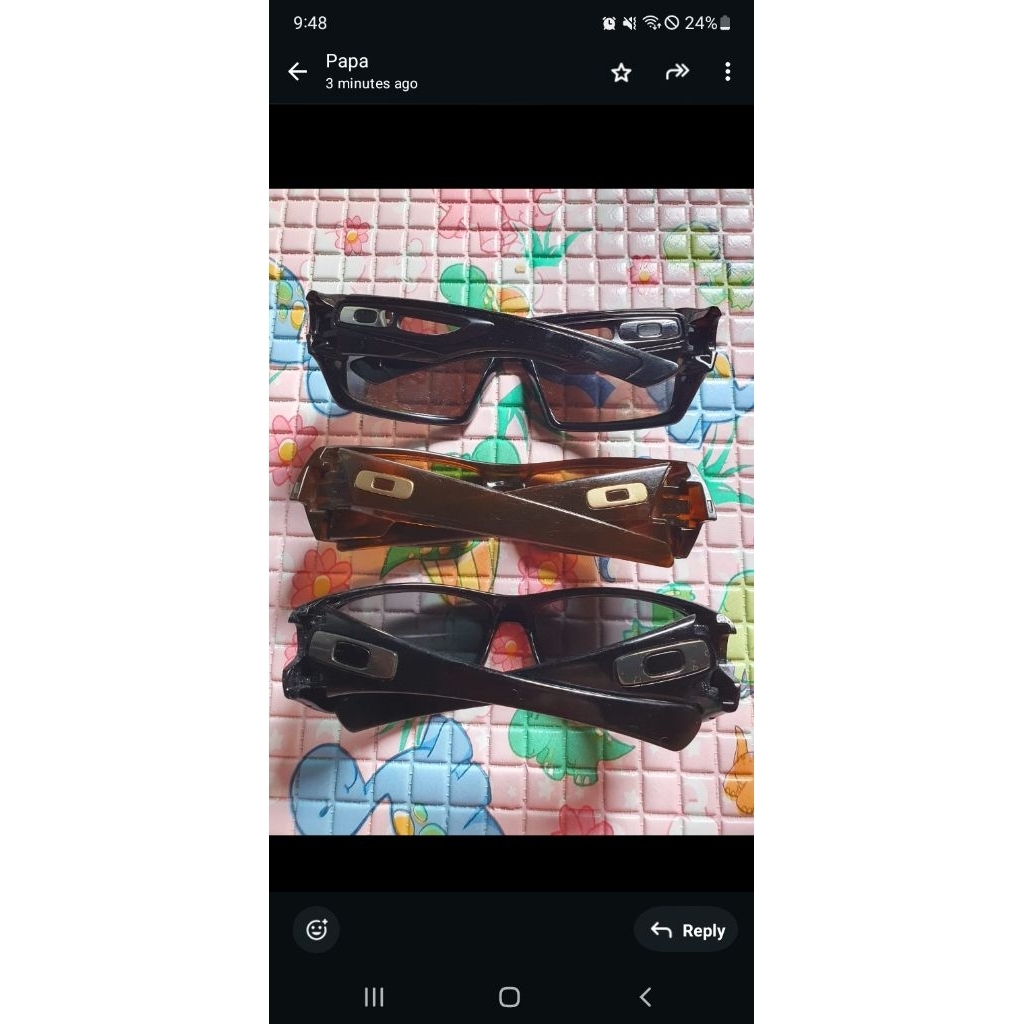 kacamata oakley 3 pcs preloved