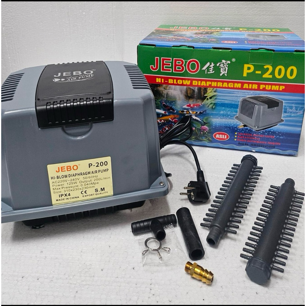 Pompa Angin Jebo P 200 -Original ( Colokan Bulat )