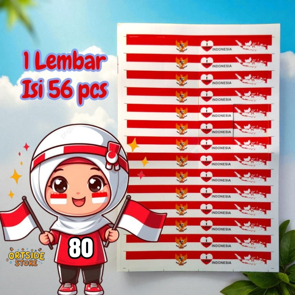 

STIKER PIPI 1 LEMBAR ISI 56 STIKER SIDAH DI CUTTING TINGGAL TEMPEL