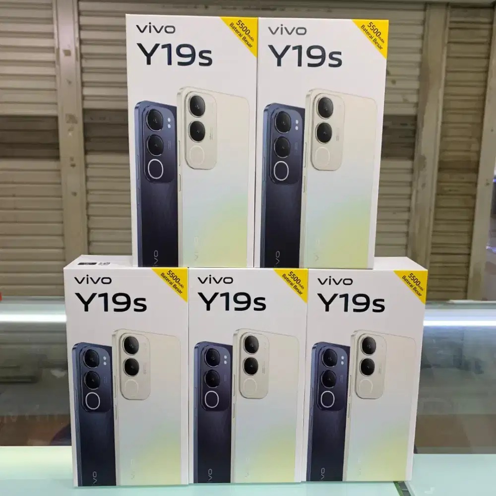 Vivo Y19s ram 6+6/128 dan 4+4/64 Baru Garansi resmi