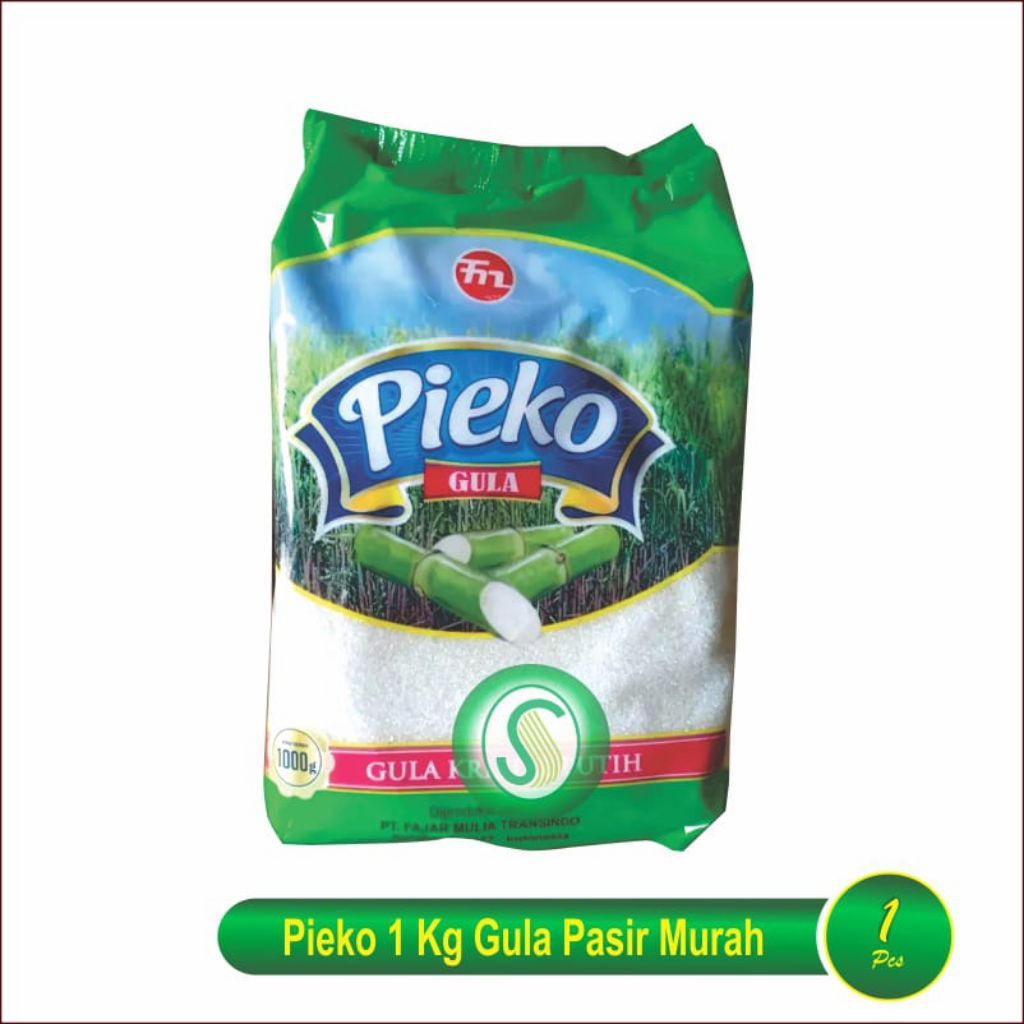 

Gula Pieko 1kg Gula Tebu Asli Kualitas Premium