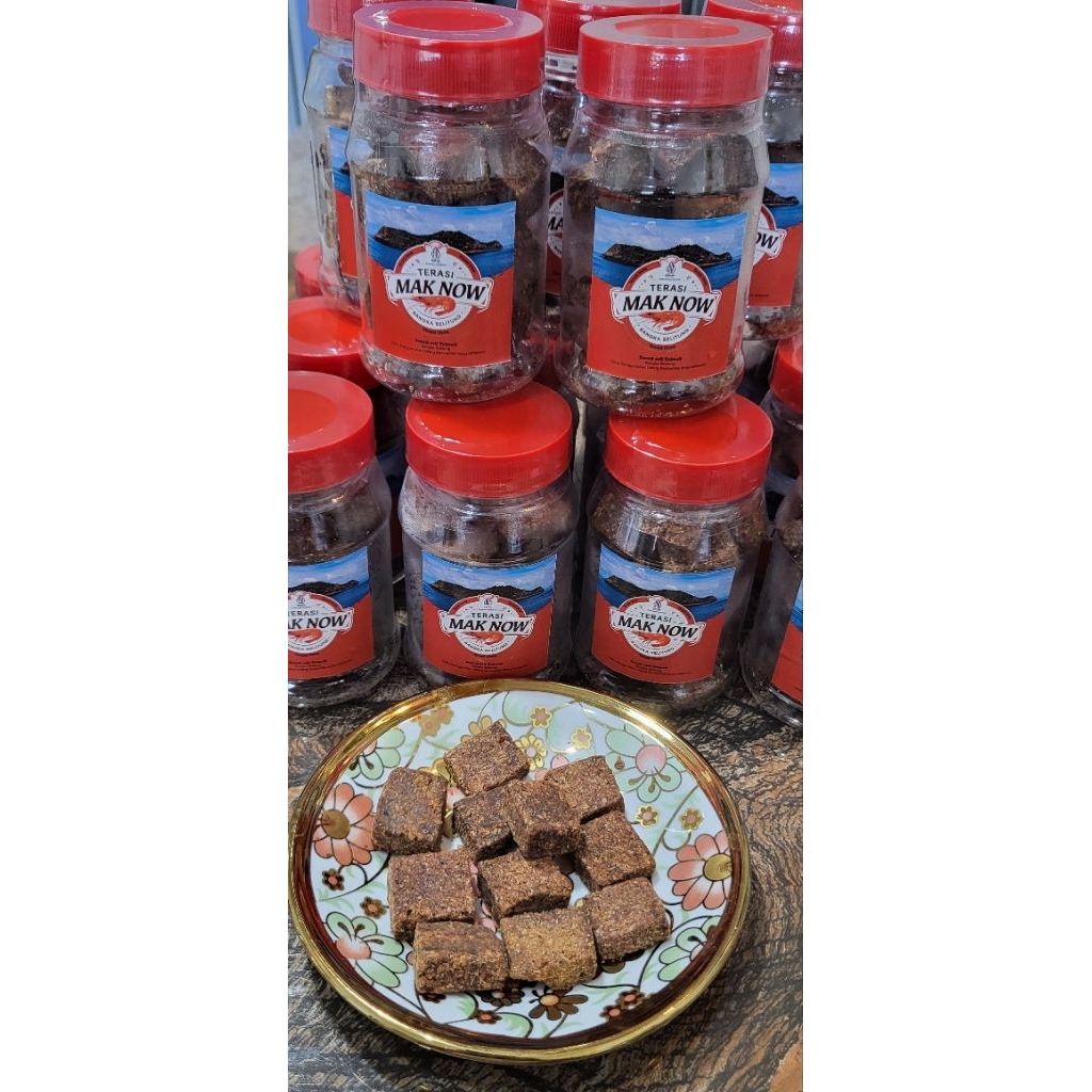 

Terasi/Belacan Oven Asli dari Toboali Bangka Belitung Kemasan 110gr