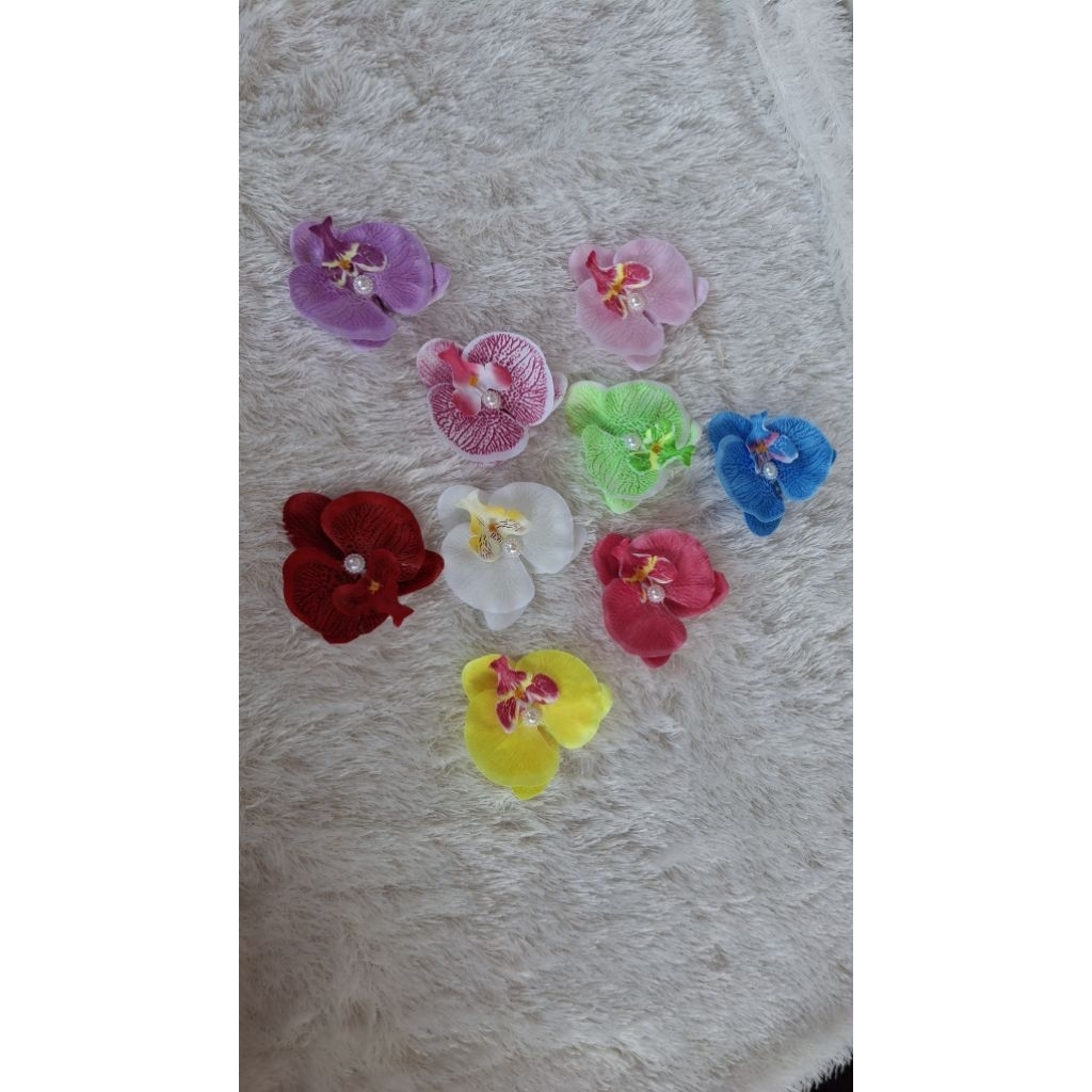 Jepitan Rambut Bunga Anggrek Viral/ Jepit Rambut Bunga Anggrek