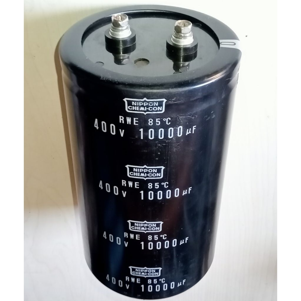 ELCO 400V 10.000UF T 15.5CM D 9CM BEKAS CABUTAN
