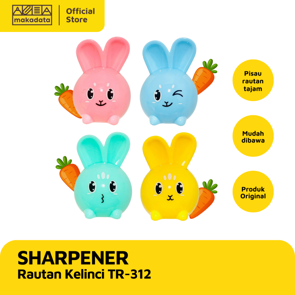 

RAUTAN / SHARPENER BUNNY TR-312 (1 PCS) MURAH