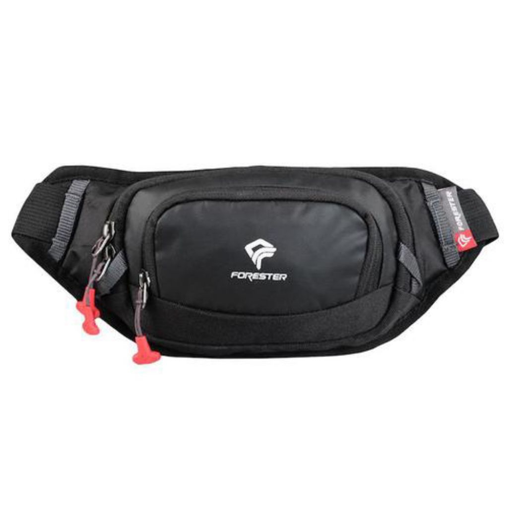 Forester 40127 Tas Pinggang Forester Hitam Pria - HItam Selempang Slingbag