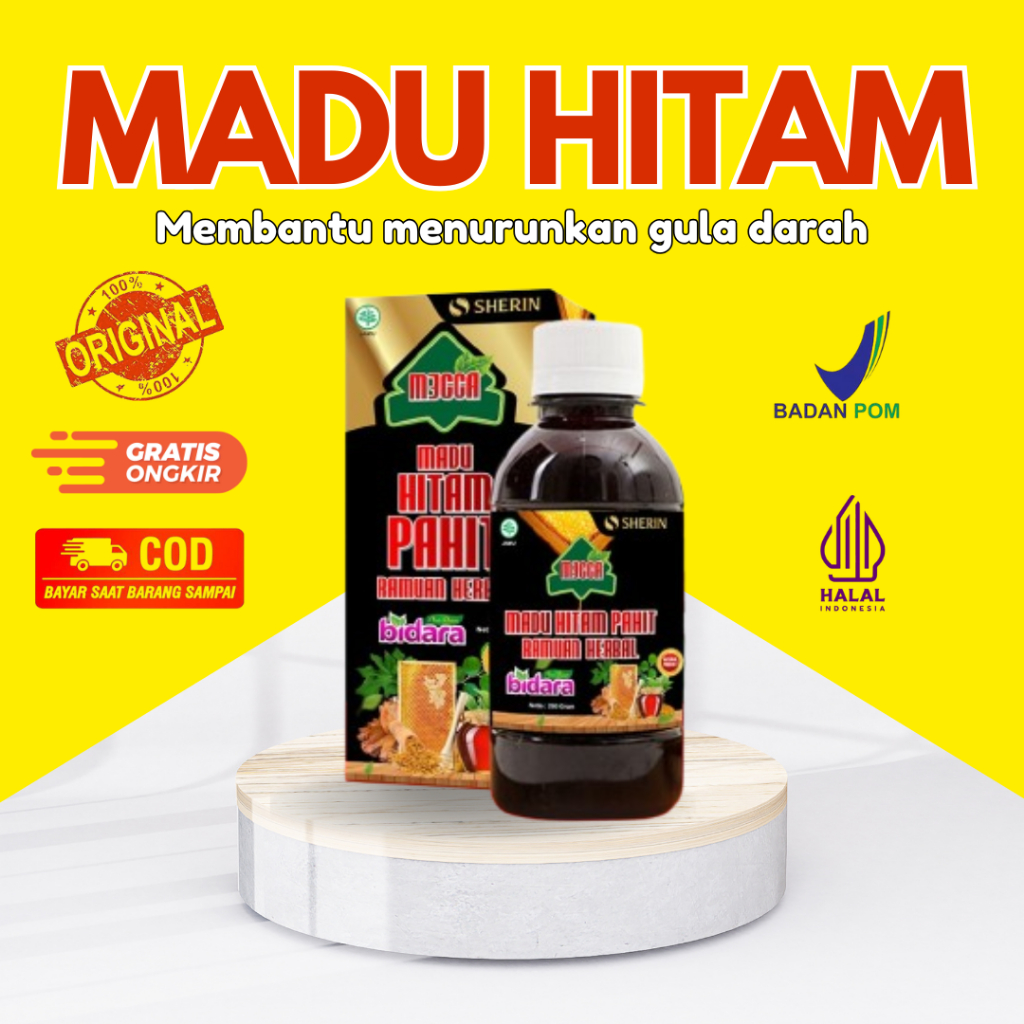 

Sherin - Madu Hitam Pahit Plus Bidara Sherin 280 gram