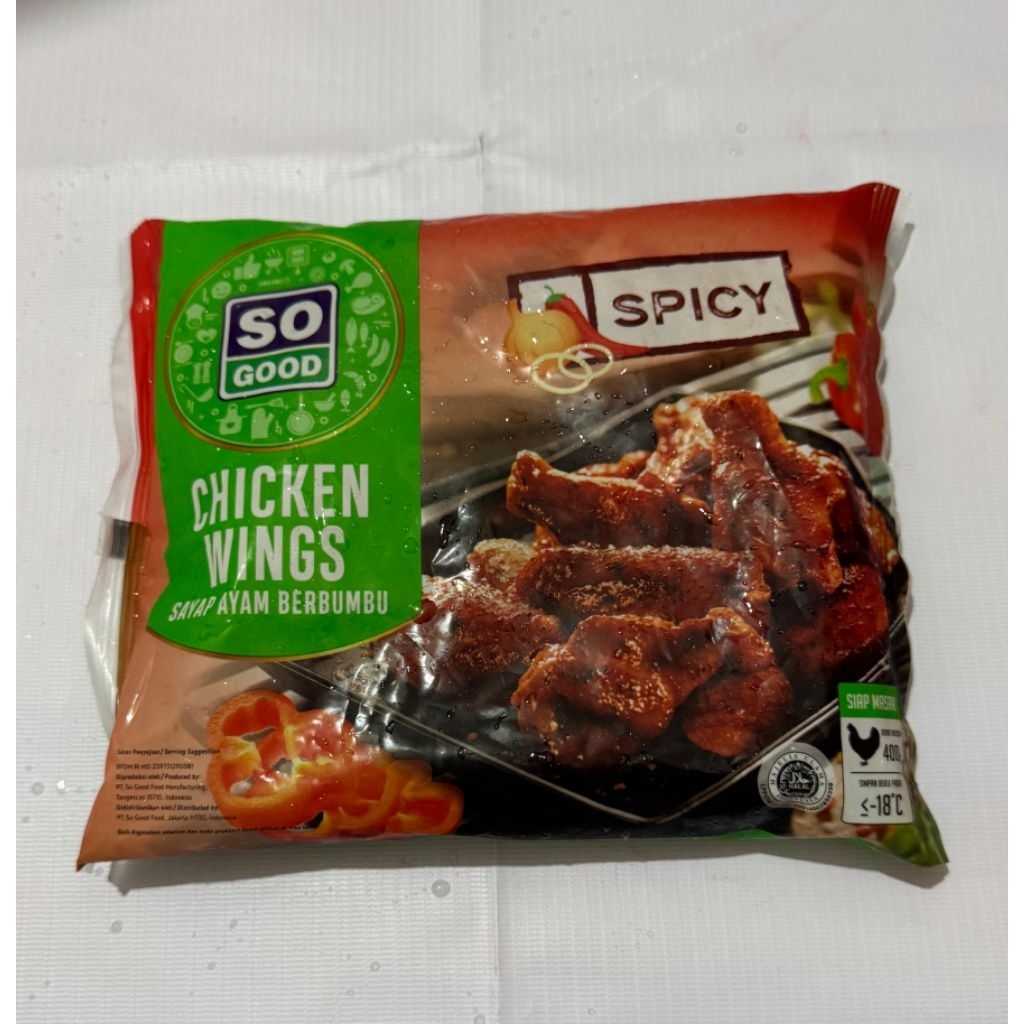 

So Good Spicy Whings 400gram